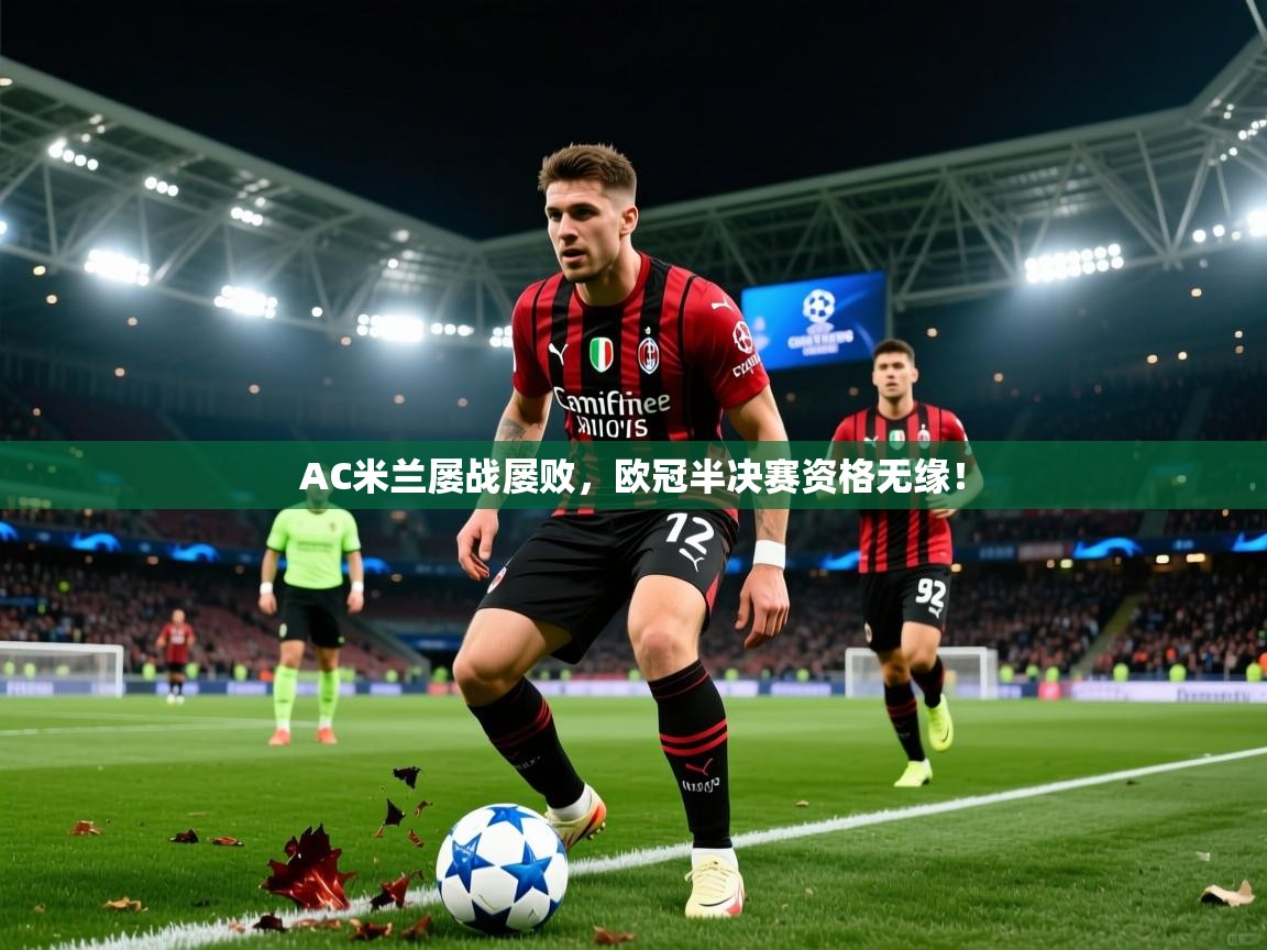 AC米兰屡战屡败，欧冠半决赛资格无缘！  第1张