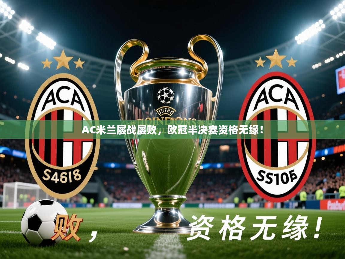 AC米兰屡战屡败，欧冠半决赛资格无缘！  第2张
