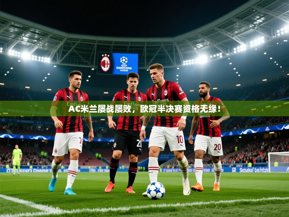 AC米兰屡战屡败，欧冠半决赛资格无缘！  第3张